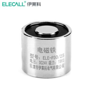 伊莱科，吸盘式电磁铁，ELE-P30/25，DC24V，吸力15Kg