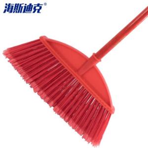HYSTIC(海斯迪克) 开丝硬毛塑料扫把 莲花开丝扫把头(配木杆)35cm毛宽 HKCL-53