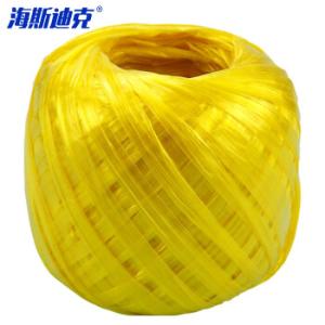HYSTIC(海斯迪克)塑料绳 打包绳草球绳 捆扎绳捆绑绳包装绳撕裂绳150g 黄色