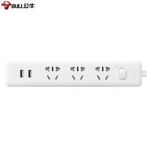 公牛 新国标USB插座 3插口+2USB接口 总长1.5M GNV-UUA123
