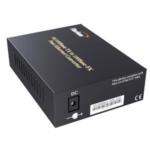 FiberHome(烽火通信)双纤百兆单模光纤收发器1光1电OL100CL-02B