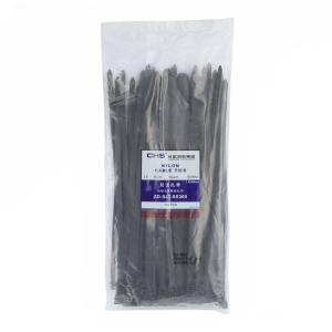[一整包100条]自锁式尼龙扎带 国标 A级 黑色 CHS-8*300 100条/包