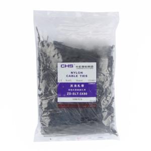 [一整包1000条]CHS(长虹)自锁式尼龙扎带 国标 A级 黑色 CHS-3*80