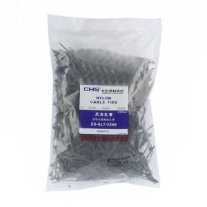 [一整包1000条]自锁式尼龙扎带 国标 A级 黑色 CHS-3*60 1000条/包