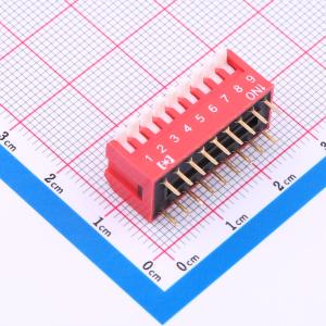 拨码开关VPG1S-9H-R 侧拨 红色