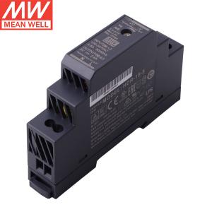 MW(明纬)HDR-15-5 工业DIN导轨型单组导轨开关电源 2.4A 5v