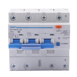 CHNT(正泰)剩余电流动作断路器DZ158LE-125 3P+N 100A 100mA