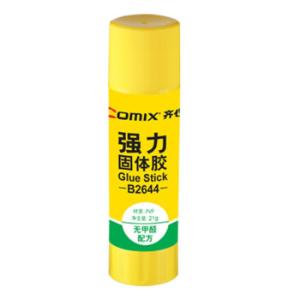 齐心(Comix)B2644 强力PVP固体胶 财会办公用品学生美工纸张胶水胶棒粘贴财会单据凭证胶 21g