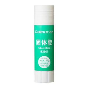 齐心（COMIX） B2667-N 固体胶PVA 固体胶 儿童手工 财务办公胶水 21g 绿色