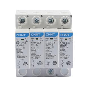 CHINT(正泰)电涌保护器NXU-ⅡG 40kA/440V 4P