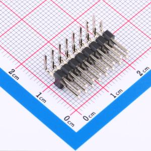 2x8P 间距:2.54mm 方针 弯插