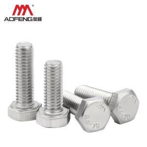 DIN933 M8-1.25X14 A2-70 304 B商品缩略图