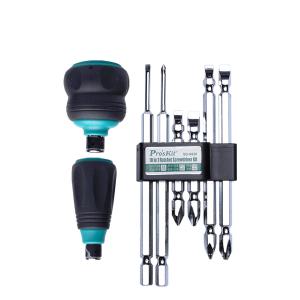 宝工（Pro'sKit）SD-9820 工具家用多功能10合1棘轮螺丝刀套装十字起子组合改锥拆机