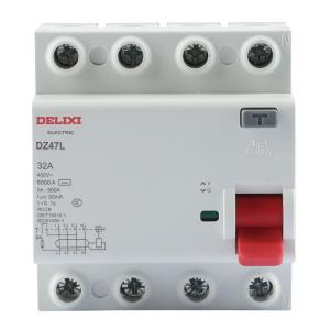 DELIXI(德力西)DZ47L系列漏电保护开关 DZ47L 4P 32A 30mA AC 1个