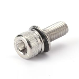 奥峰，内六角圆柱头螺钉平弹垫三组合，M5-0.8X16，不锈钢304，A2-70，本色