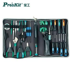 宝工（Pro'skit) PK-2088HA 电脑主机维修工具组 电脑维修工基础工具套装（28件 ）附防静电桌布