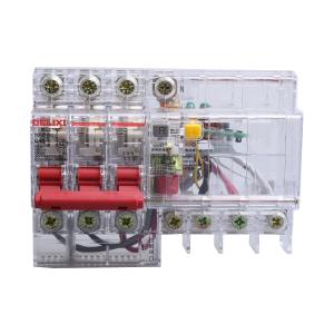 DELIXI(德力西)小型漏电断路器DZ47TRLE 透明RCBO 6kA 3P+N C型 40A 30mA