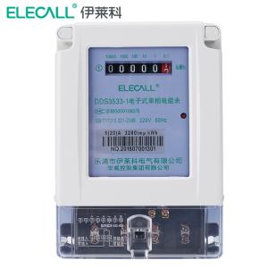 ELECALL(伊莱科) 数字式单相电能表 DTS3533-1 220V 30(100)A 1级 1个