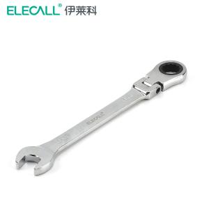伊莱科，高档摇头棘轮扳手16MM，0040200011