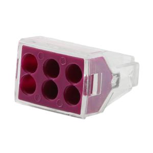 康伟 快速接线端子 布线连接器6孔