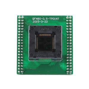 单层板QFP80-0.5 下压弹片 芯片测试座