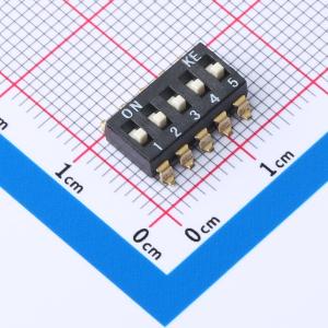 间距2.54mm 5位高推 拨码开关 贴片
