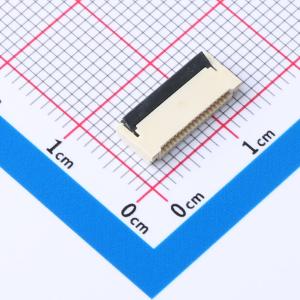 翻盖式 双侧触点/上下接 P数:18P 间距:0.5mm