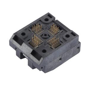 老化座QFP32-0.8 翻盖弹片商品缩略图