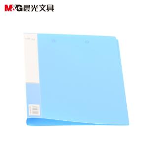 M&G（晨光文具）资料夹文件夹弹力夹 实力派双强力夹蓝色