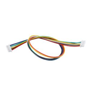 1.25mm (Molex 51021)公HSG,6P端子线，长度200同向