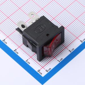 15*21mm 四脚两档带红灯跷板开关 红灯
