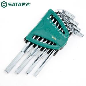 SATA(世达)，12件英制加长球头内六角扳手组套，09106