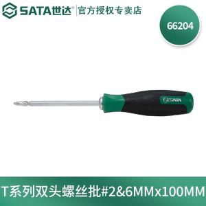 SATA(世达)，T系列双头螺丝批#2&6x100MM，66204