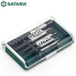 SATA(世达)，5件粗牙断丝取出器组套，09704A