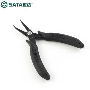 SATA(世达)，防静电手柄弯嘴钳5"，75131