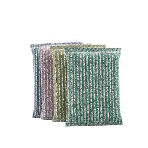 CHAHUA(茶花){一整袋4片}彩条金柔百洁布 221004