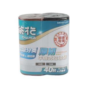 CHAHUA(茶花){一整袋2卷}厚韧垃圾袋 300005