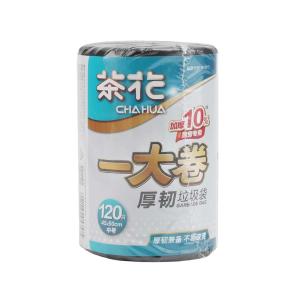 CHAHUA(茶花)一大卷厚韧垃圾袋M120 301002