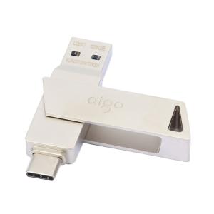 爱国者128GB Type-C手机U盘 高速两用 双接口U盘 USB3.2 OTG 安卓苹果笔记本电脑通用优盘