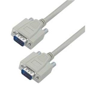 优良型模制HD15线缆,HD15公头/公头,1英尺(0.3米)