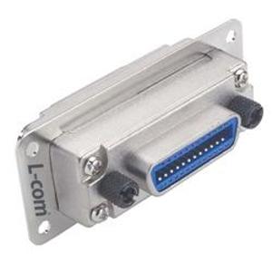 L-com（诺通）IEEE-488穿壁式适配器,母头/母头