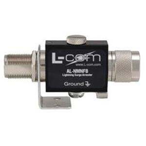 L-com（诺通）N型公头转N型母头穿壁式, 0-3GHz, 90V 同轴避雷器
