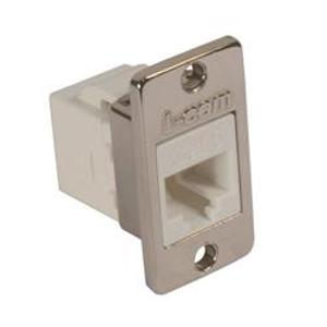 6类微型RJ45耦合器,非屏蔽RJ45(8×8),面板安装式
