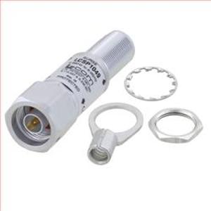 Type N F/M In/Out RF Surge Protector 2GHz - 6GHz DC Block 10W IP67 10kA Surge Filter