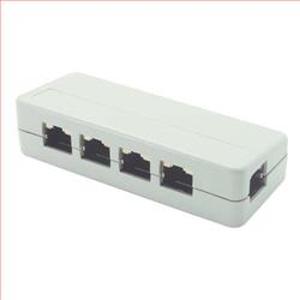 ISDN分离器,5个RJ45(8×8),完全接线,带屏蔽