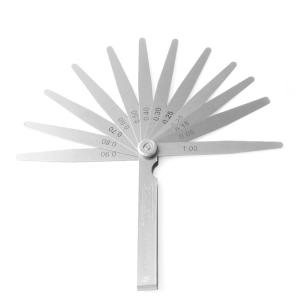 STANLEY(史丹利)，13件装公制塞尺0.05-1mm 塞规塞尺片调气门间隙尺厚薄规塞尺单片，36-161-1-23