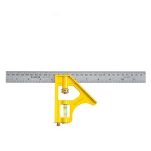 STANLEY(史丹利),公制活动直角尺 带水准泡钢角度尺带划针,STHT46143-23