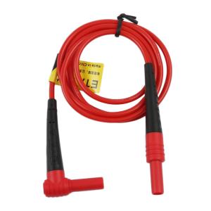 ETA(埃塔) 香蕉头转香蕉头测试线 ETA4164W-1 弯头；护套 1000mm 1000V 10A 红色 1根