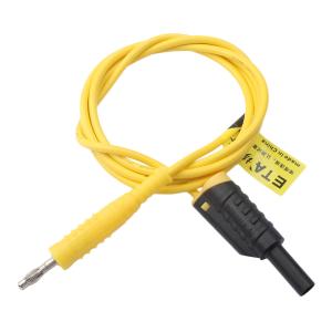 ETA(埃塔) 香蕉头转香蕉头测试线 ETA4165A-3 堆叠；护套 1000mm 1000V 15A 黄色 1根