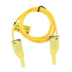 ETA(埃塔) 香蕉头转香蕉头测试线 ETA4363-3 堆叠；护套 1200mm 1000V 10A 黄色 1根